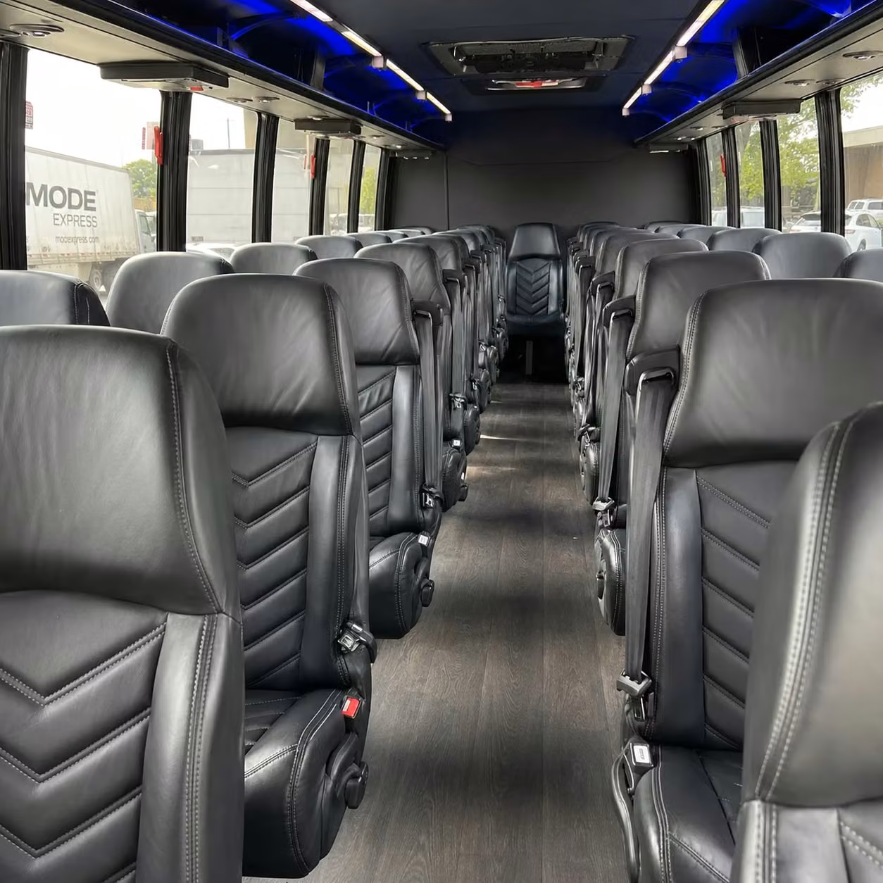 28 passenger minibus inside