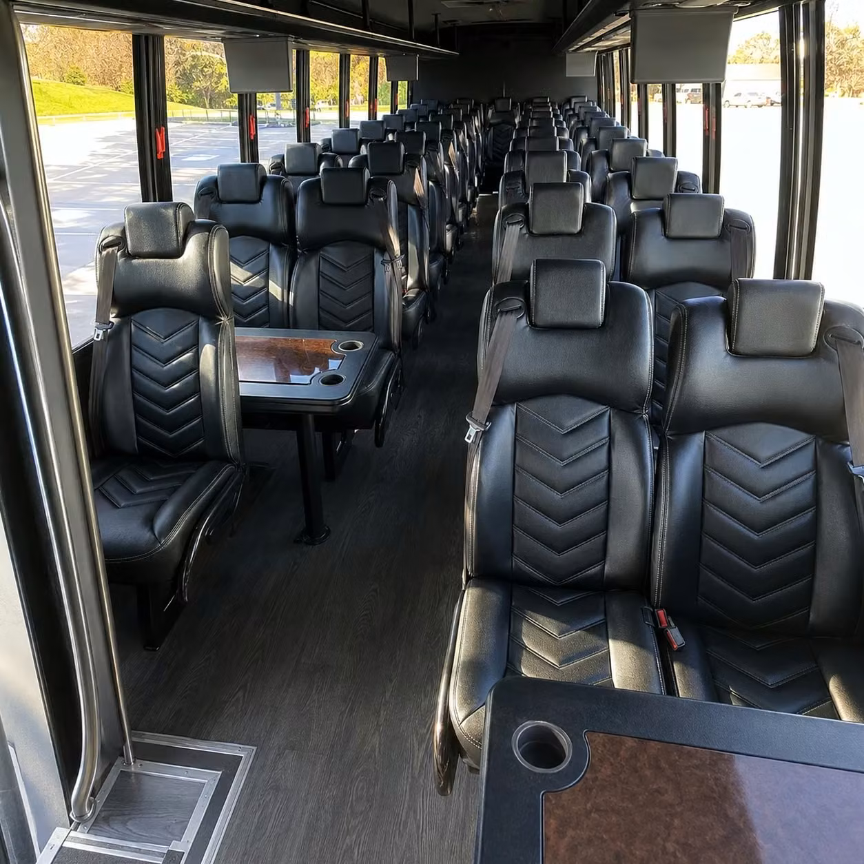 35 passenger minibus inside