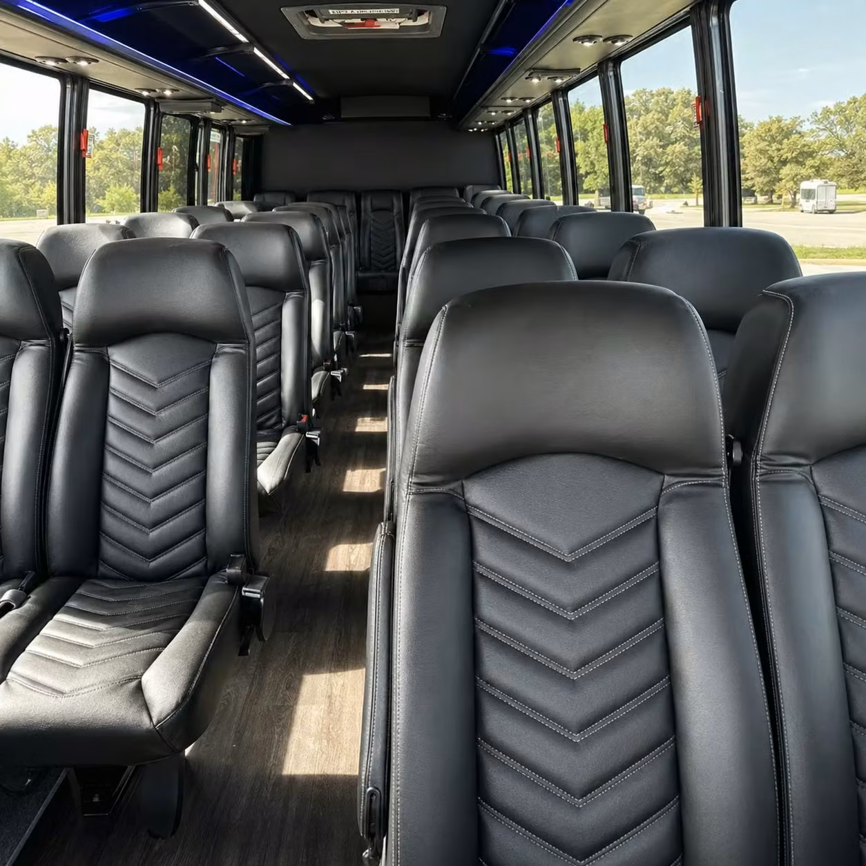 35 passenger minibus interior